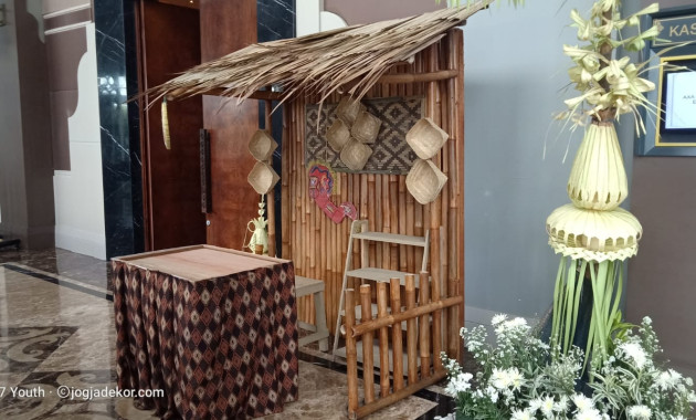 stand pameran bahan bambu