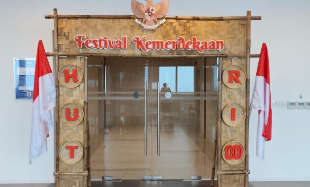 dekorasi gapura bambu yogyakarta
