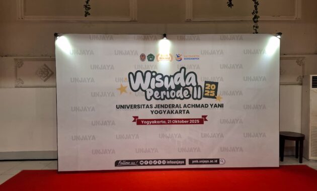 dekoasi wisuda Unjaya