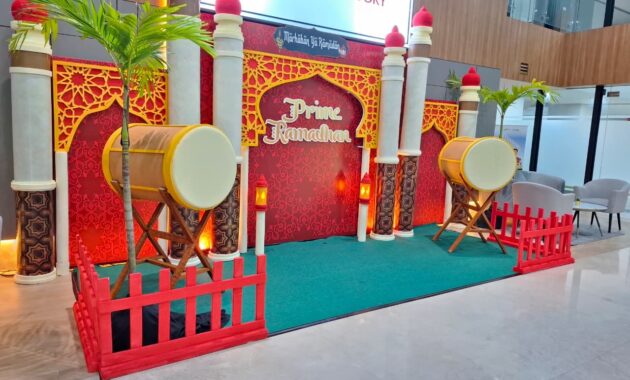 Dekorasi nuansa ramadhan di kantor Jogja dekor Ramadhan joga