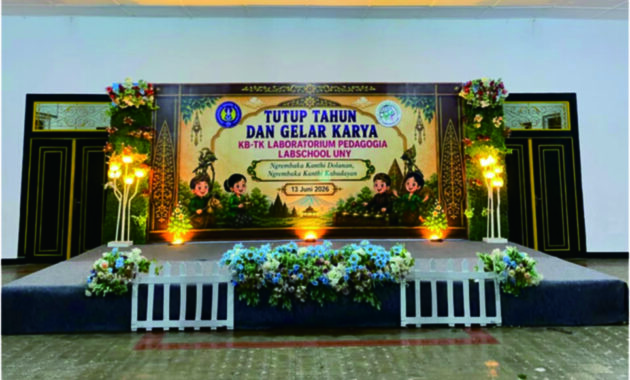 jasa dekorasi gelar karya anak sekolah Jogja