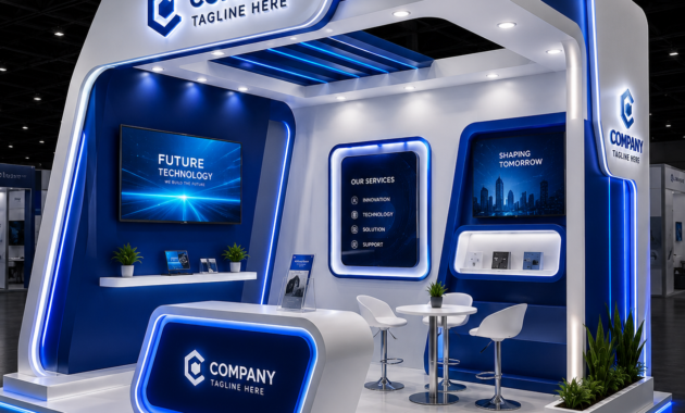 Gambar Booth expo Futuristic Jogja