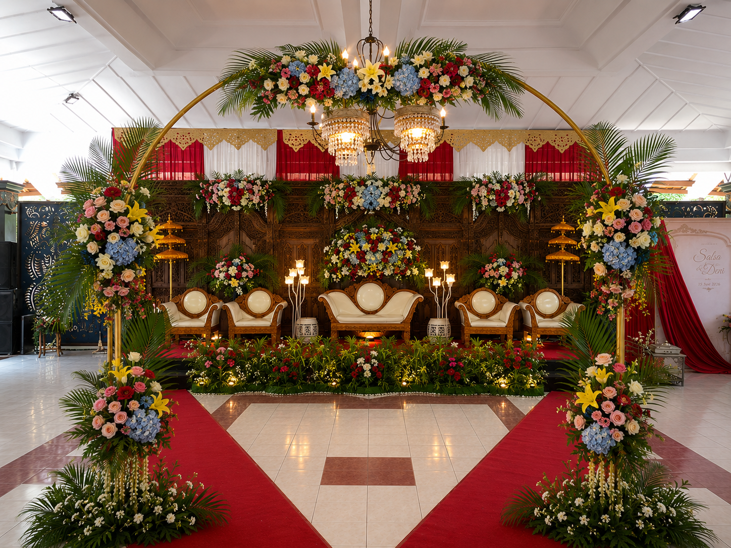dekorasi wedding klasik Jogja