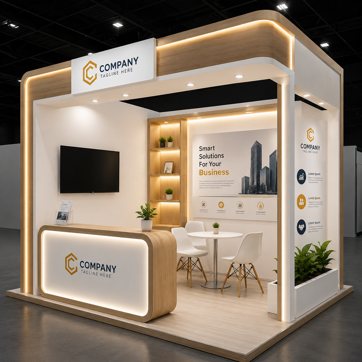 Desain Booth Pameran elegan Jogja