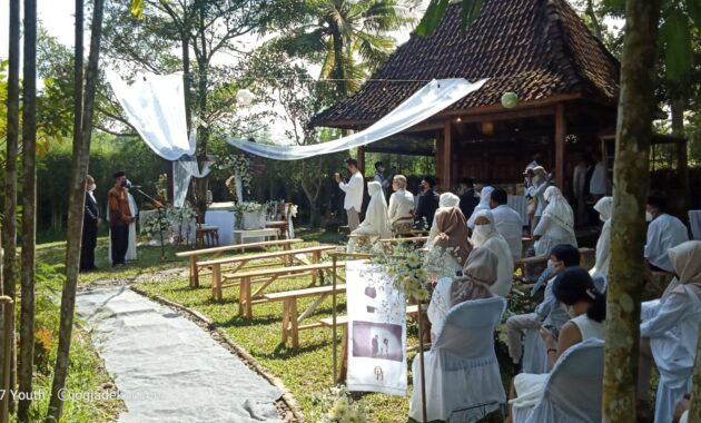 dekorasi akad halaman rumah