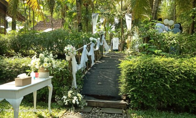 dekorasi wedding outdoor