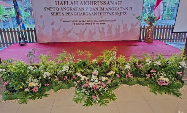 jasa dekorasi gelar karya anak sekolah Jogja