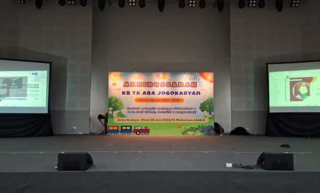 jasa dekorasi gelar karya anak sekolah Jogja
